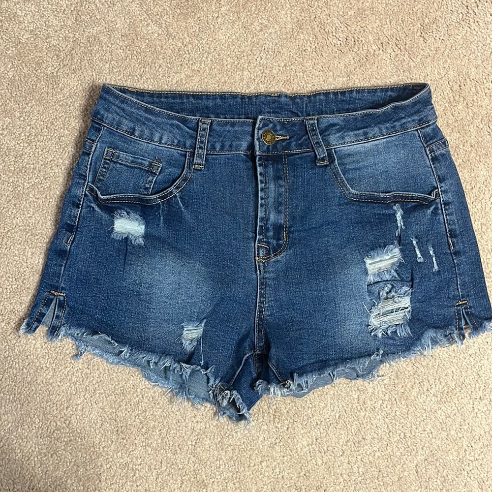 Jean Stretchy Shorts Size M